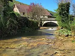 Le pont "Martin" en haut du village.