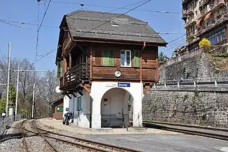 La gare de Chamby