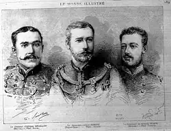 Siège de Tuyên Quang, Photo d’officiers du 30 décembre 1899.