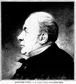 Portrait par Adolphe Yvon,