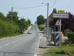Entrée du village.