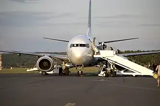 Boeing-737-700 de Transavia en 2015 à Bergerac.