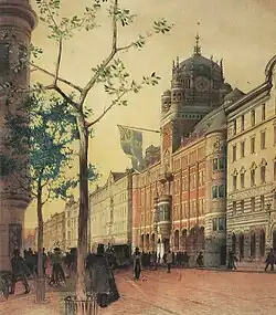 Immeuble conçu par Ferdinand Boberg  (illustration 1905).