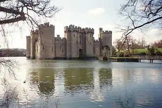 Château de Bodiam, Sussex, Angleterre.
