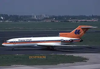 L'appareil impliqué en 1988 (alors en service pour Hapag-Lloyd Flug).
