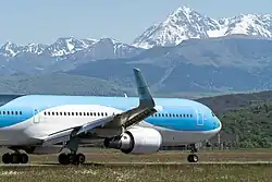 Boeing 767 - G-OBYF de TUI Airways qui se rend à Tarmac Aerosave en 2024.