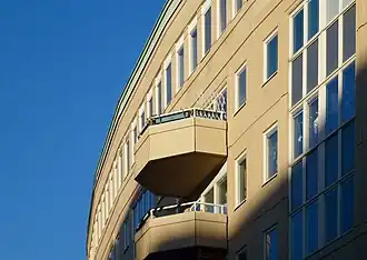 Partie de la façade sud.