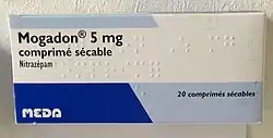 Image illustrative de l’article Nitrazépam