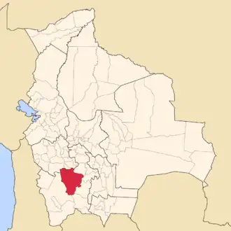 Province d'Antonio Quijarro