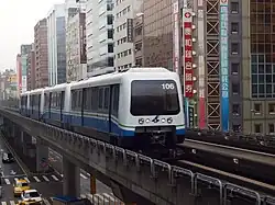 Innovia APM 256 du métro de Taipei.