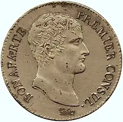 Écu de 5 francs l'an XI, Paris.