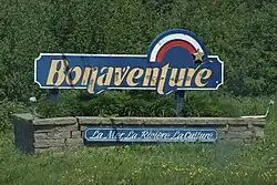 Panneau d’accueil de Bonaventure