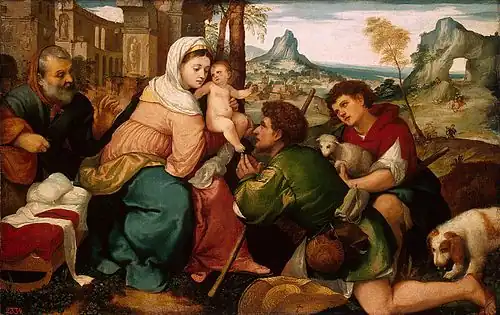 Adoration des bergers, v. 1523Musée de l'Ermitage