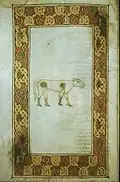 Le veau de Luc, f.124v.