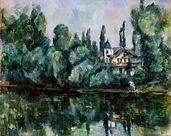 Paul Cézanne, Les Rives de la Marne, vers 1888, musée de l'Ermitage de Saint-Pétersbourg.