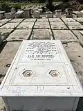 Tombe du grand-rabbin de Tunisie Élie Borgel.