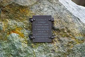 Borne no&nbsp;1 à Chancy.