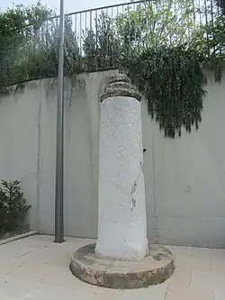 Borne milliaire à Solaize