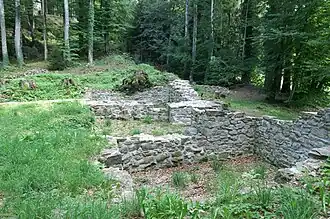 Vestiges du bourg médiéval.