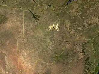 carte : Géographie du Botswana