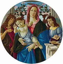 Vierge à l'Enfant avec saint Jean-Baptiste et un ange, Sandro Botticelli, années 1470