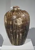 Bouteille issue des fours de Seto. Musée Guimet.