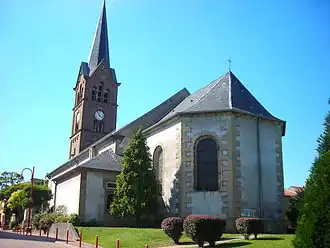 Le chevet de l'église