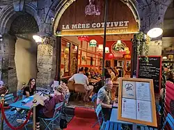 La Mère Cottivet, un bouchon rue Mercière.