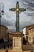 Croix de Mission 1845, œuvre du maître serrurier Auguste Lachize.