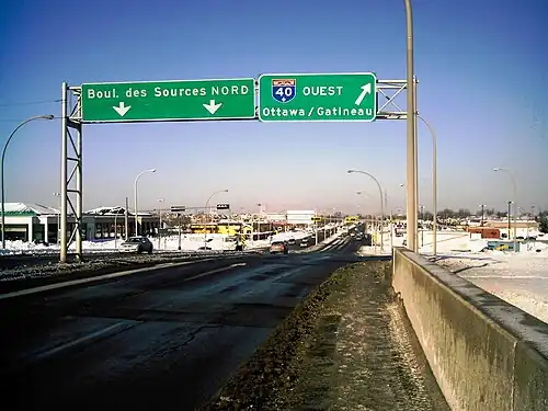 Description de l'image Boul des Sources Montreal.JPG.