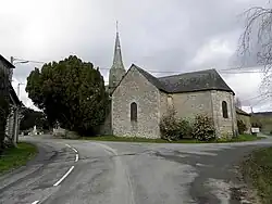 Vue méridionale de l'église.