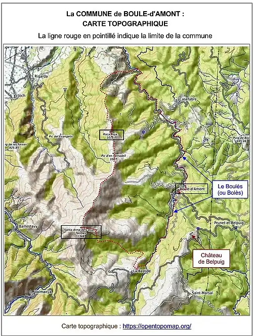 carte topographique