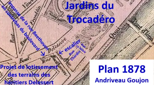 1878 : absorption des rues Delessert et des Bons Hommes.