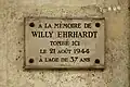 Le résistant Willy Ehrhardt est mort au no&nbsp;4 pendant la Libération de Paris en 1944.