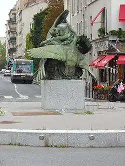 Fontaine des cygnes, 1925, bronze, Boulogne-Billancourt.