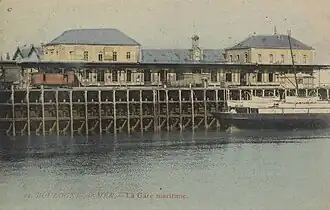 Gare de Boulogne-Maritime.