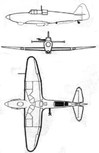 vue en plan de l’avion