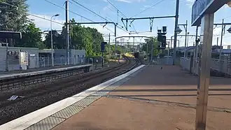 Voie 1 bis vers Paris.