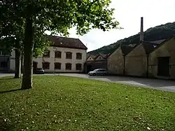 L'entrée de la papeterie en 2008.