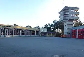 Caserne des pompiers.