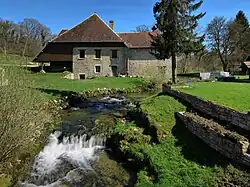 Le moulin d'Amans sur l'Audeux.