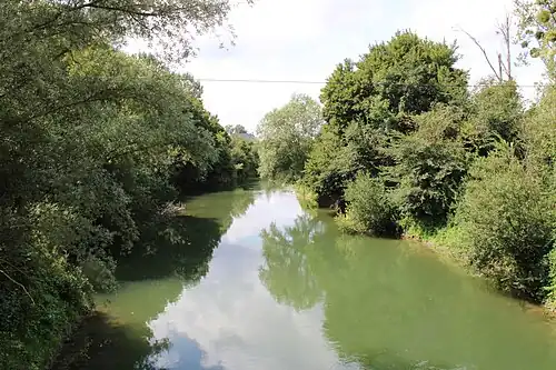 L'Oise à l'entrée de Brétigny..