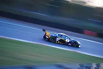 La Brabham BT62, pilotée par Will Powell lors de la course 2, la dernière manche du Britcar Endurance Championship 2019.