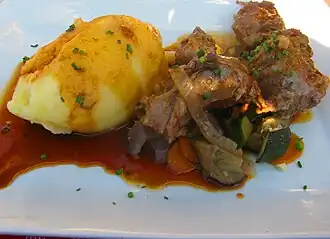 Braisé de porc de Gascogne (noir de Bigorre).