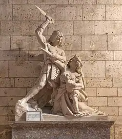 Sculpture représentant le massacre des saints Innocents.