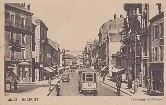 Tramway, Faubourg de France...