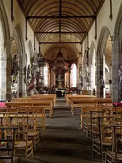 Intérieur de l'église.