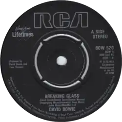 Description de l'image Breaking Glass by David Bowie UK vinyl single.png.