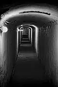 Un des nombreux couloirs du fort