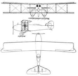 Description de l'image Breguet Leviathan 3-view Les Ailes November 3,1921.png.